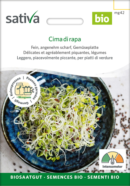 Bio-Cima di rapa (Keimsprossen)