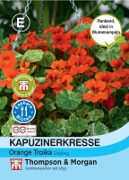 Kapuzinerkresse Orange Troika