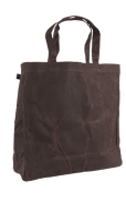 Gewachste Canvas Tasche M braun