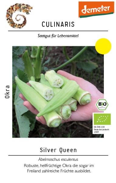 Bio-Okra Silver Queen