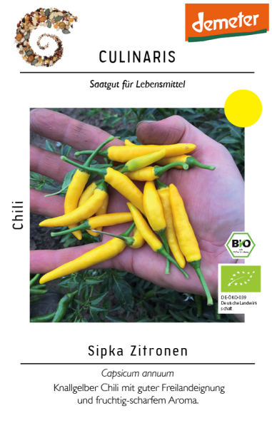 Bio-Chili Sipka Zitronen