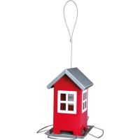 Futterhaus Metall rot