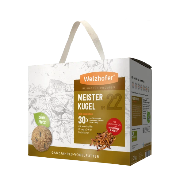 Welzhofer Meisterkugel mit Insekten 30er