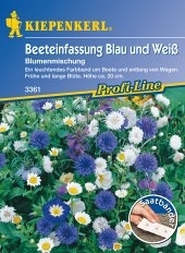 Beeteinf. Blau/Weiß Saatb.5m