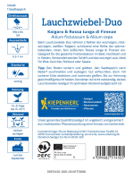 Lauchzwiebeln-Duosamen Kaigaro,Rossa Lunga di Firenze