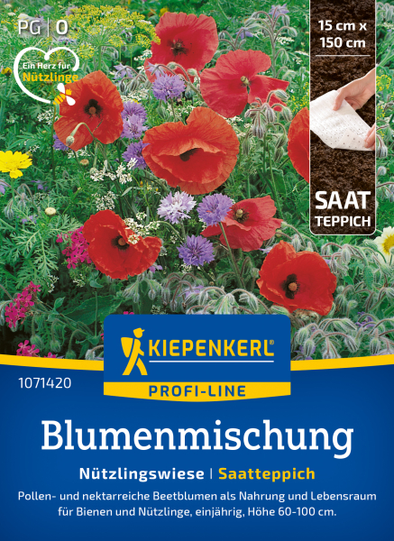 Blumensamen- Nützlingswiese Saatteppich