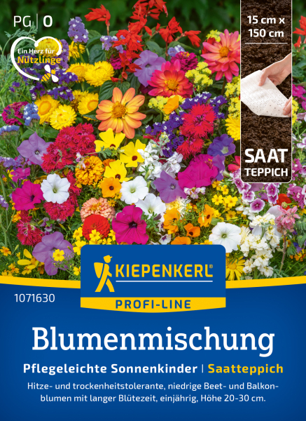 Blumensamen- Pflegeleichte Sonnenkinder Saatteppich