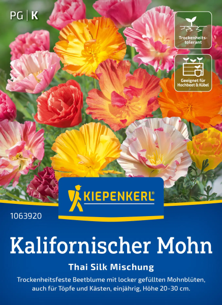 Kalifornischer Mohnsamen Thai Silk