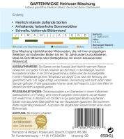Gartenwicke Heirloom Mix MHD 12/25
