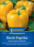 Block-Paprikasamen Yellow California Wonder