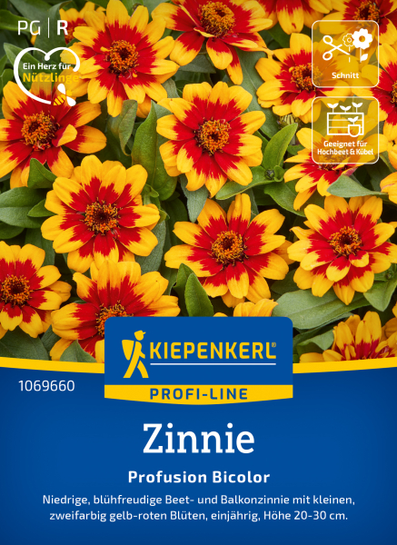 Zinniensamen Profusion Bicolor