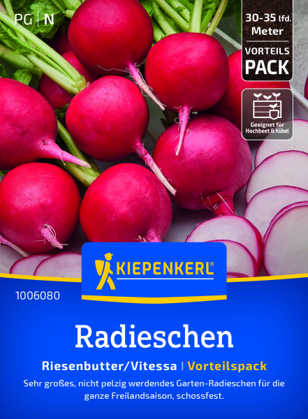 Radieschensamen Riesenbutter/Vitessa Großpackung