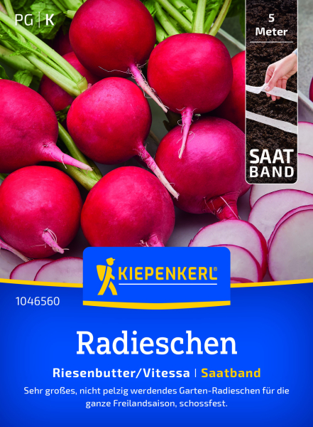 Radieschensamen Riesenbutter/Vitessa Saatband