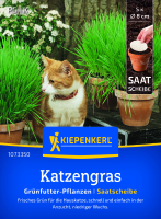 Katzengrassamen Frischgrün 5 Saatscheiben