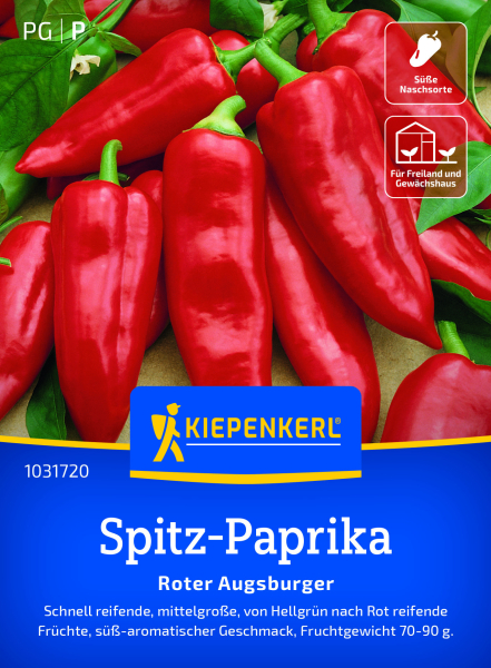 Spitz-Paprikasamen Roter Augsburger