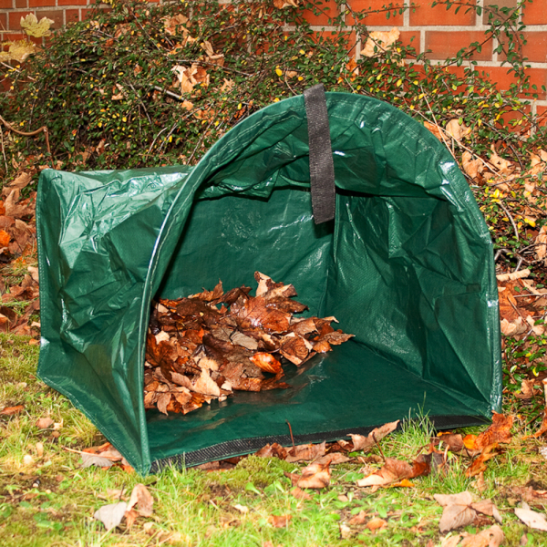 Abfallsack mit Kehrkante, grün, 150l