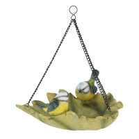 Vogeltränke Blatt hängend Meisen
