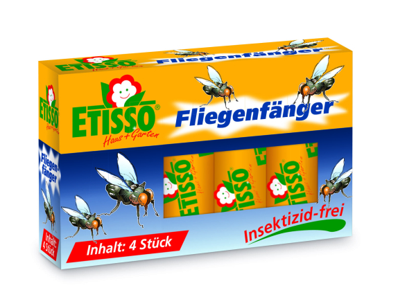 ETISSO® Fliegenfänger 4 Stück