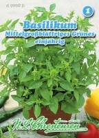 Basilikum Mittelgroßblättriges Grünes MHD...