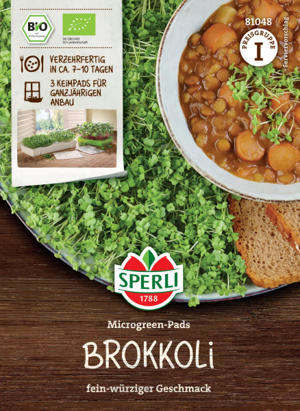 Bio-Grünsprossen Brokkoli Nachfüllpads