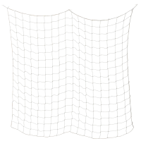 Jute Ranknetz 180x180cm
