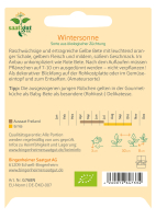 Bio-Gelbe Beete Wintersonne