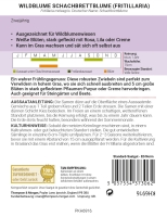 Wildblume Schachbrettblume (Fritillaria)
