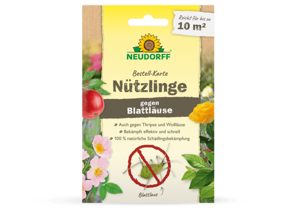 Bestell- Karte Nützlinge gegen Blattläuse