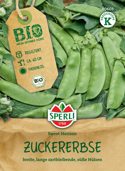 Bio-Zuckererbse Sweet Horizon