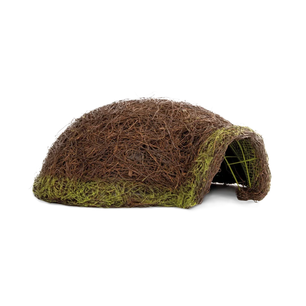 Igel-Haus aus Weide und Reet