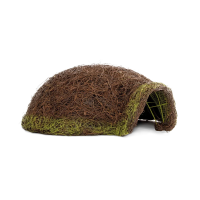 Igel-Haus aus Weide und Reet