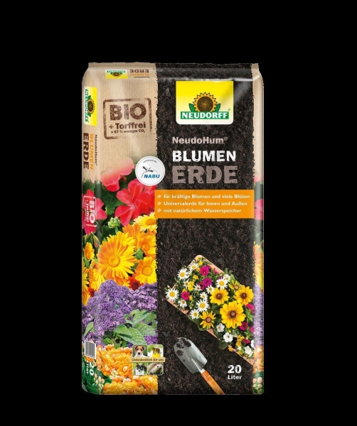 NeudoHum Blumenerde 10 Ltr.Torffrei