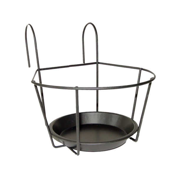 Balkonblumentopfhänger grau S