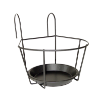 Balkonblumentopfhänger grau S