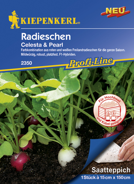 Radieschen Saatteppich Celesta & Pearl MHD 01/26