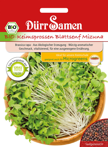 Bio-Blattsenf Green Mizuna 20g MHD 12/24