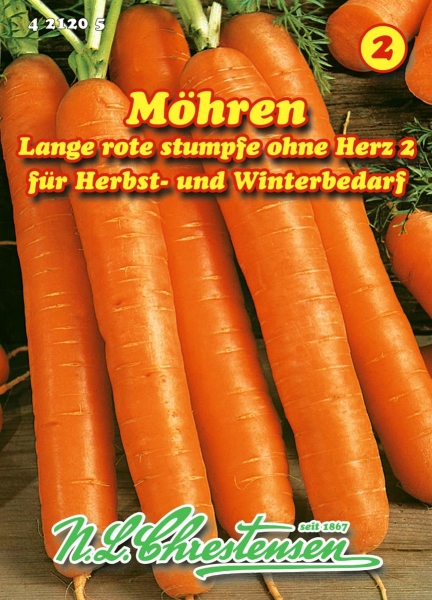 Möhre Berlikumer (Lange rote stumpfe 2)