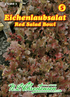 Eichenlaubsalat Salad bowl rossa