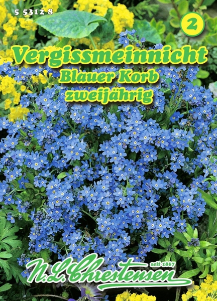 Vergißmeinnicht Blauer Korb