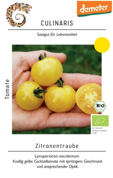 Bio-Cocktailtomate Zitronentraube