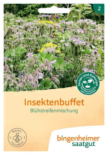 Bio-Insektenbuffet Blühstreifenmischung