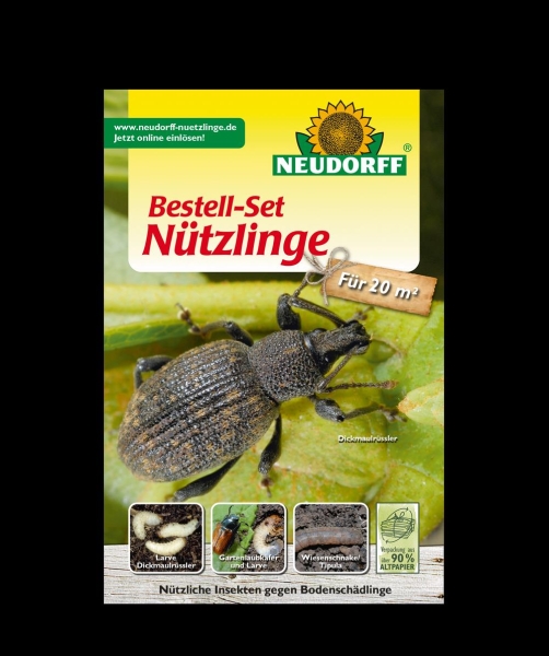 Bestell-Set Nützlinge gegen Bodenschädlinge (20m²)