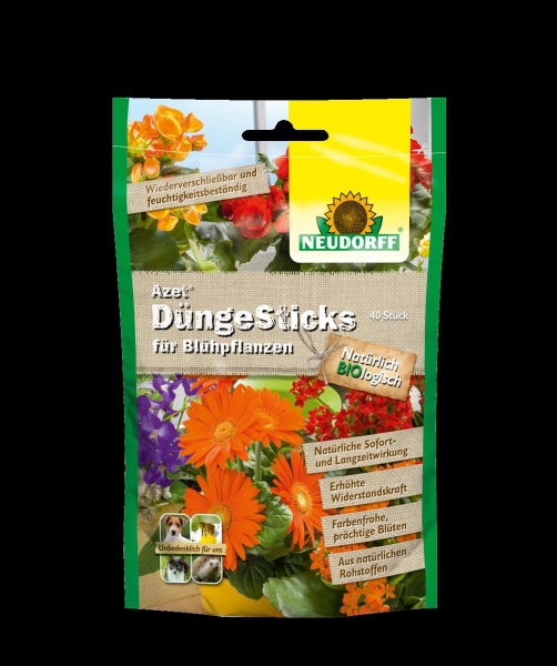 Azet DüngeSticks für Blühpflanzen (40 Sticks)