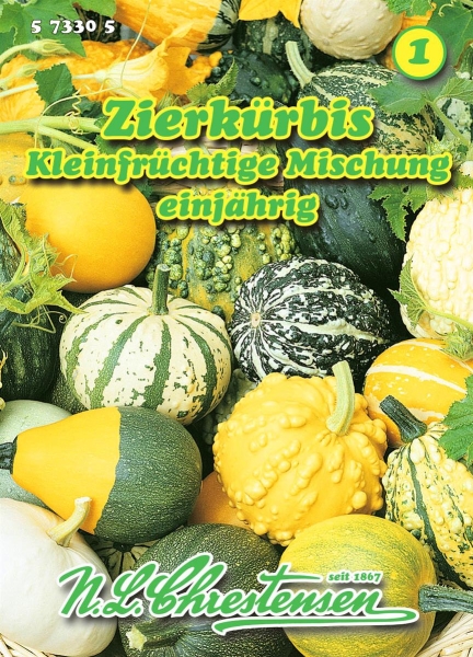 Zierkürbis kleinfrüchtige Mischung MHD 01/25