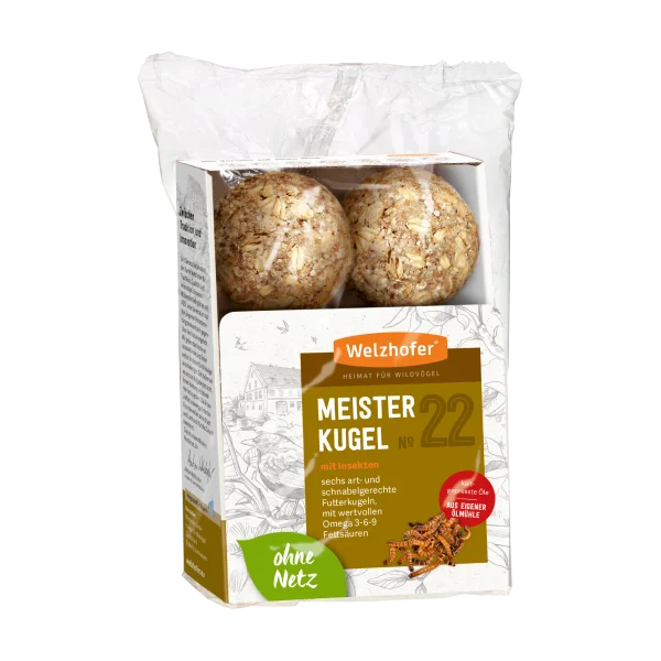 Meisterkugel mit Insekten