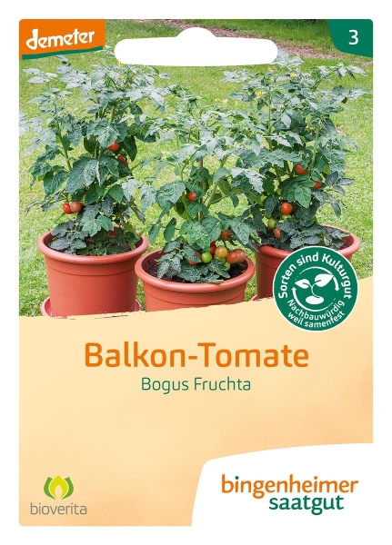 Bio-Balkon-Tomate Bogus Fruchta