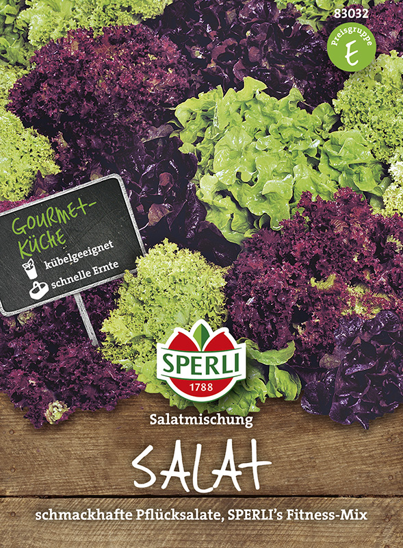 Fitness Pur Pflücksalat Saatgut – Mehr Als 1000 Samen, Babyleaf Mischung, 100% Natursamen