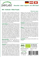 Bio-Kohlrabi Milan Purple