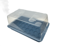 Gewächshaus M navy 38x24x19cm