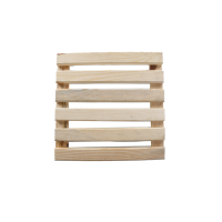 Pflanzenroller natur quadratisch indoor L